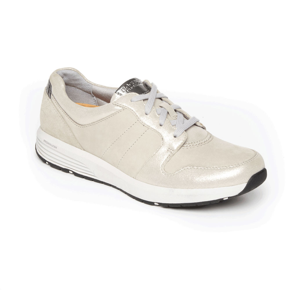 Tenis Rockport Mulher Bege - Trustride Derby Trainer - 15036MZEV